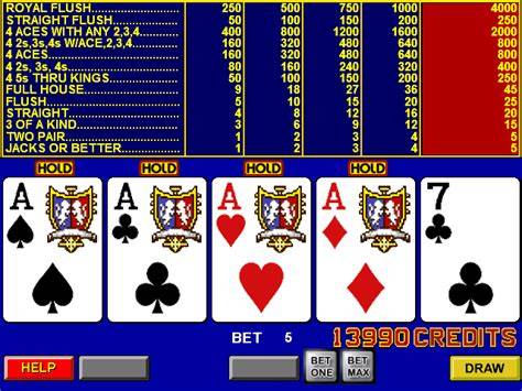 Free Video Poker — video poker game