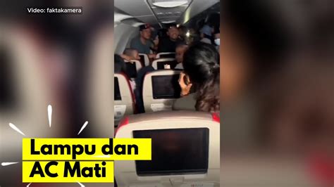 VIDEO: AC Mati, Penumpang Super Air Jet Gerah hingga Balita 
