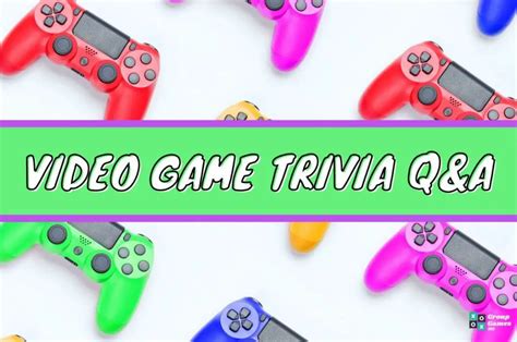 Full Download Video Game Trivia Questions And Answers Free E Book