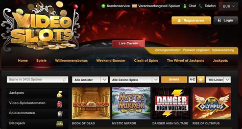 videoslots casino bonus Top deutsche Casinos