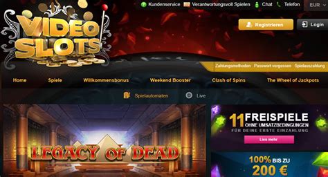 videoslots casino plc deutschen Casino Test 2023