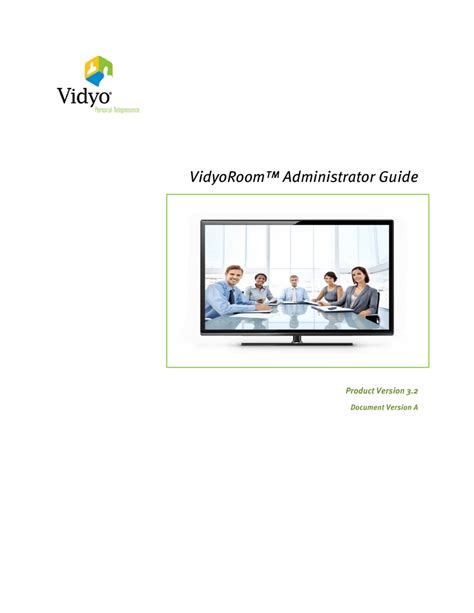 Read Online Vidyoroom Admin Guide 