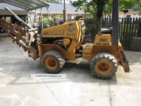 view a case 360 trencher manual