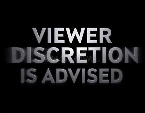 Viewer Decrision Is Advised