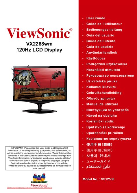Read Online Viewsonic Manual User Guide 