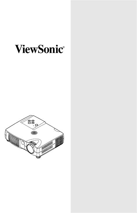 Read Viewsonic Pj250 User Guide 