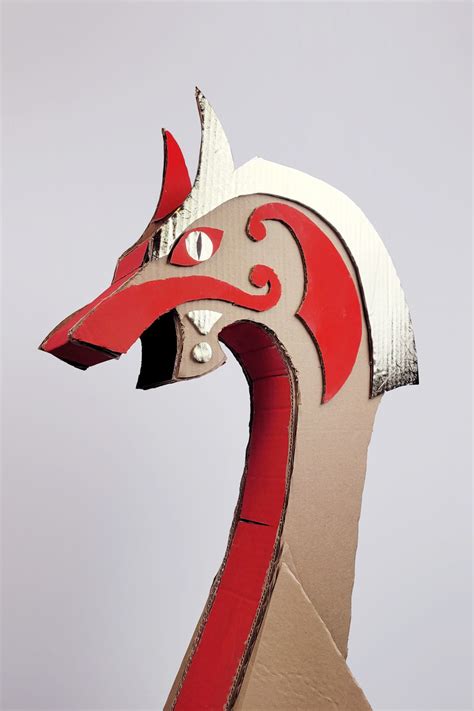 viking dragon cardboard