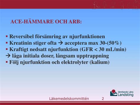 vilken  inverkan  besitter ace hämmare  vid preload