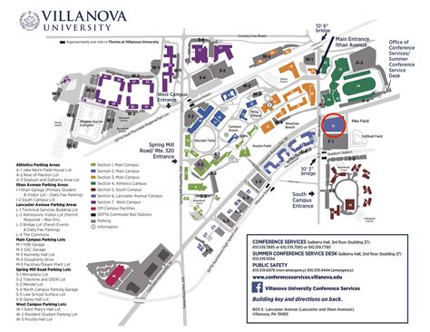 Villanova Campus Map