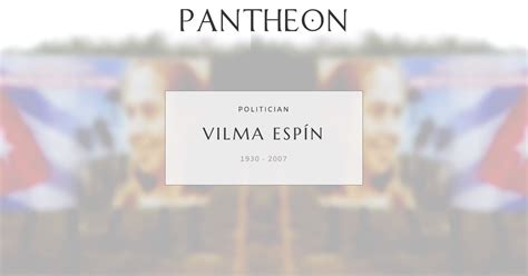 vilma espin biography of albert