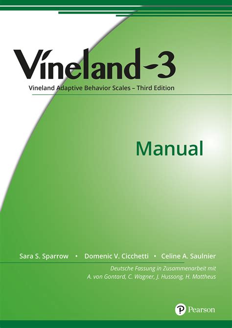 Read Online Vineland Adaptive Behavior Scales Vineland 