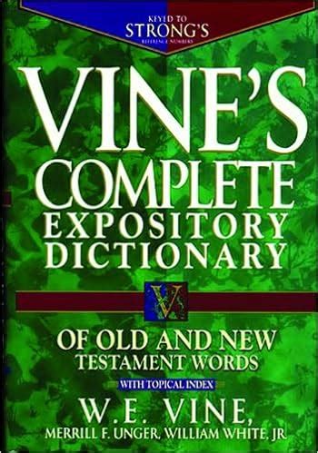 Full Download Vines Expository Dictionary Download 
