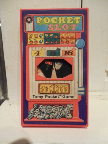 Vintage 1975 Pocket Slot Handheld Portable Gambling Game Toy By Tomy Hong Kong - Hkg Slot