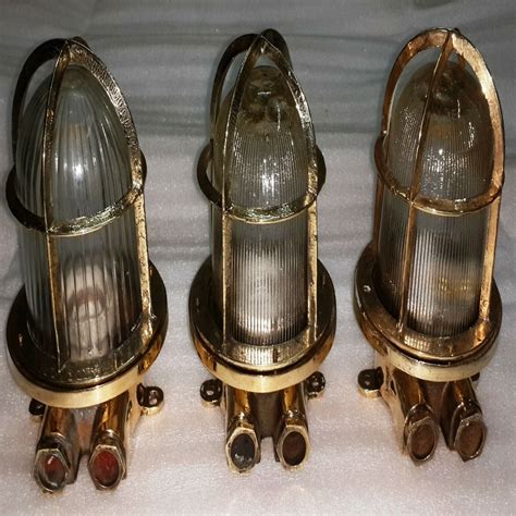 Vintage Brass Nautical Lights