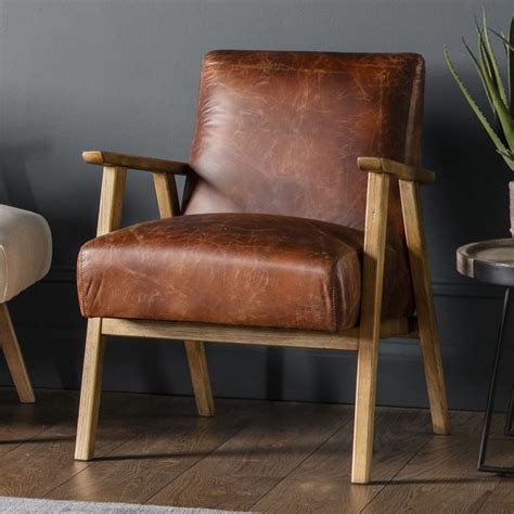 Vintage Brown Leather Chair