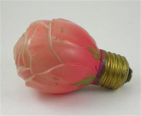 Vintage Light Bulb Shaped Rose