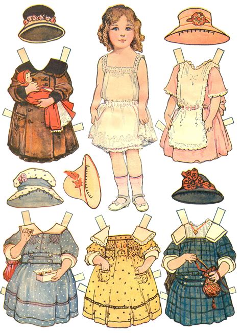 Vintage Paper Doll To Dress Up Free Printable Old Fashioned Paper Dolls Printable - Old Fashioned Paper Dolls Printable