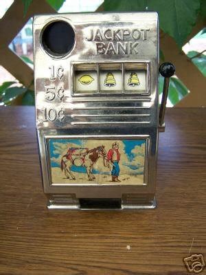 Vintage Plastic Slot Machine Jack Pot Bank No  110 Hong Kong - Hkg Slot