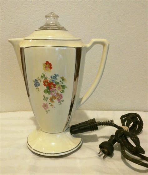 Vintage Porcelier Electric Coffee Pot