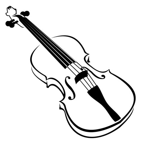 Violin Line Drawing