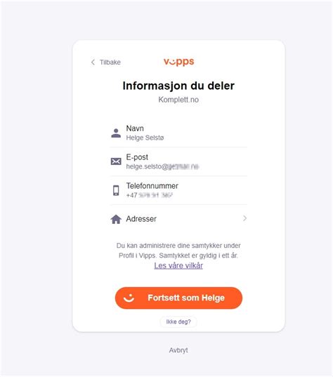 vipps informasjon