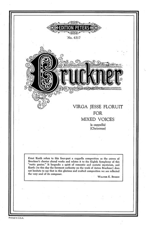 virga jesse floruit anton bruckner biography