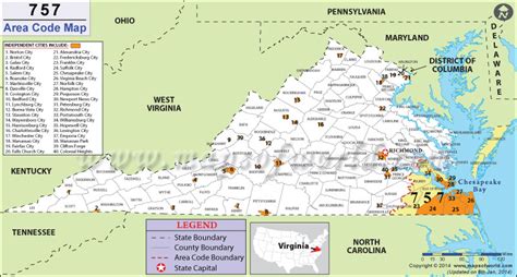 virginia area code 757