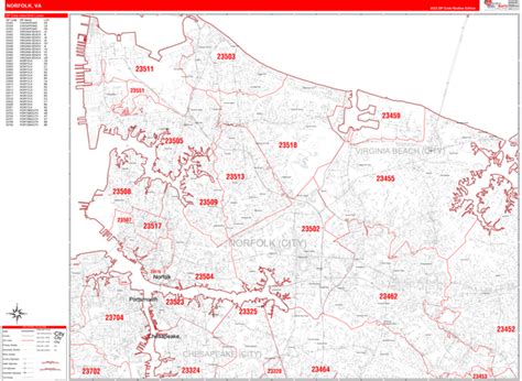 virginia norfolk zip code