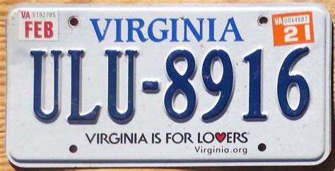 virginia plates