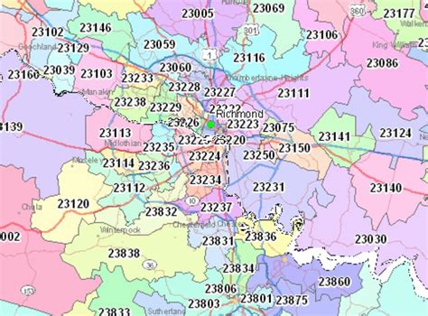 virginia richmond zip code