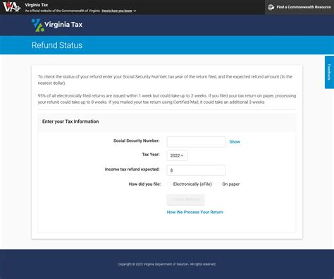 virginia state refund