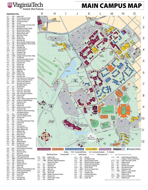 virginia tech map