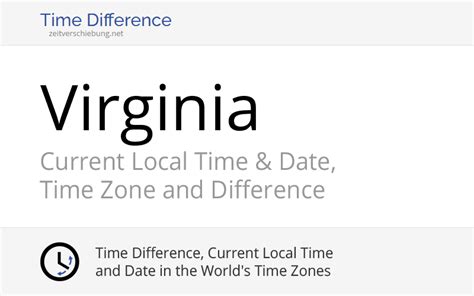 virginia time difference