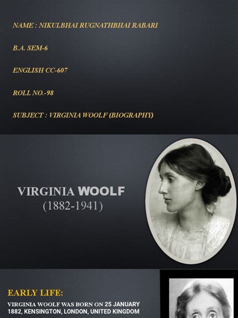 virginia woolf biography pdf