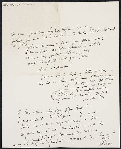 Virginia Woolf Letters