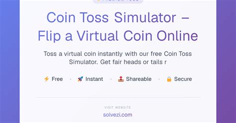 Virtual Coin Toss