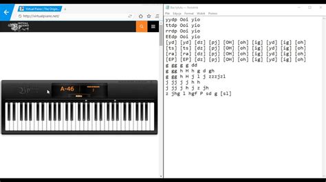 Virtual Piano Sheets