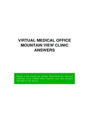 Download Virtual Medical Office Mountain View Clinic Answers 