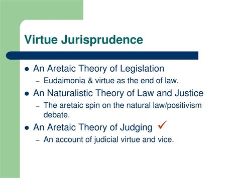 Virtue Jurisprudence
