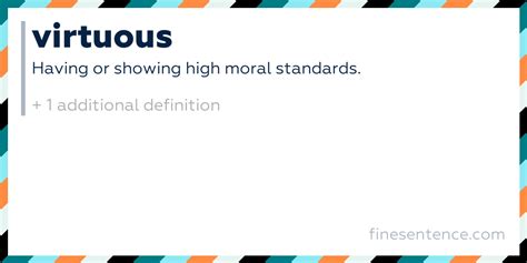 Virtuous Definition