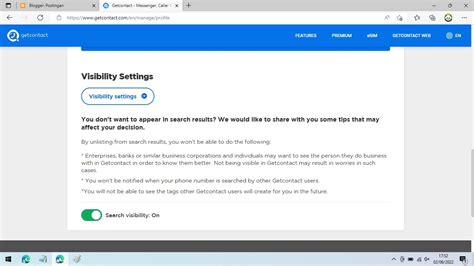 visibility settings getcontact | PDF The mediating role of Key Opinion