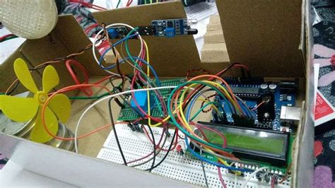 visitor counter with light fan controller