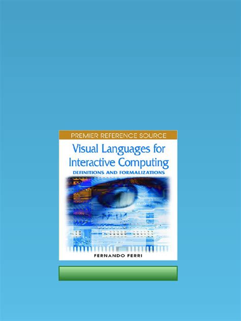 Visual Languages For Interactive Computing Defini