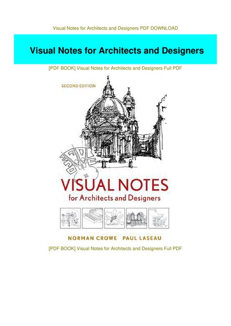 Visual Notes For Architects And Designers
