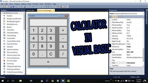 Read Visual Basic 10 Scientific Calculator Code 