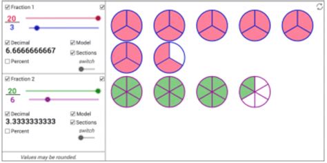 Visualizing Fractions Geogebra Visual Representation Of Fractions - Visual Representation Of Fractions