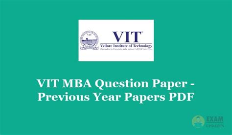 Vit 2019 Question Paper