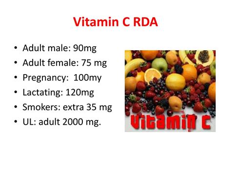 Vit C Rda