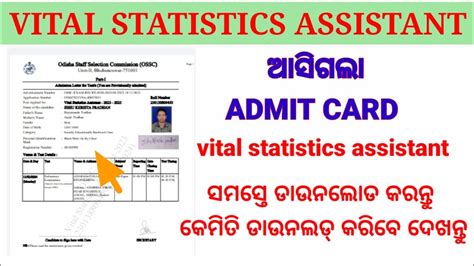 Vital Statistics Assistant