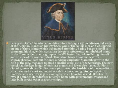 vitus bering biography summary example